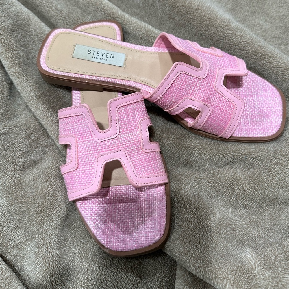 Steven by new york pink sandals